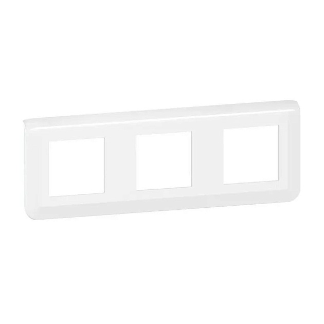 Рамка 2х3 модуля Legrand Mosaic белая 277806L изображение Рамка 2х3 модуля Legrand Mosaic белая 277806L Фото №