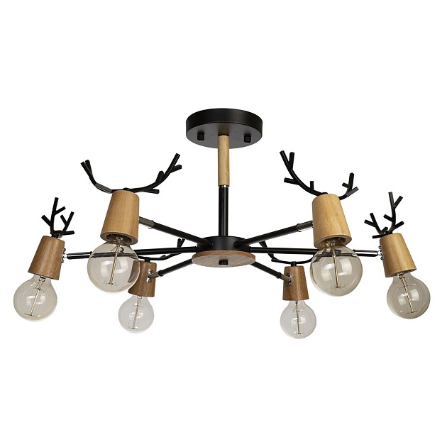 Потолочная люстра Loft IT Sven 10024/6 Black Фото № 