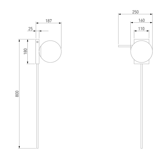Настенный светильник Eurosvet Fredo 40033/1 белый Фото № 3