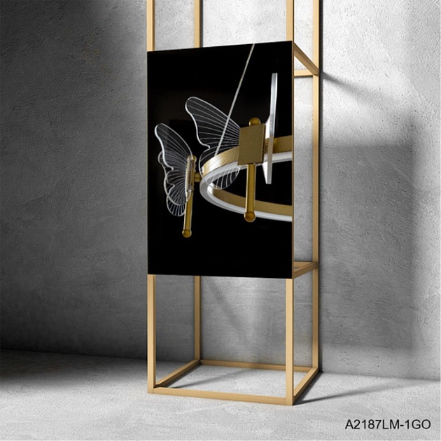 Подвесная светодиодная люстра Arte Lamp Darcy A2187LM-1GO Фото № 2