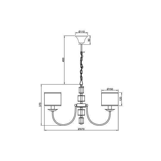 Подвесная люстра Vele Luce Soprano VL4194P06 Фото № 5