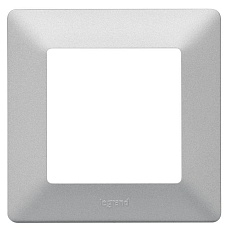 Рамка 1-постовая Legrand Valena Life алюминий 754137