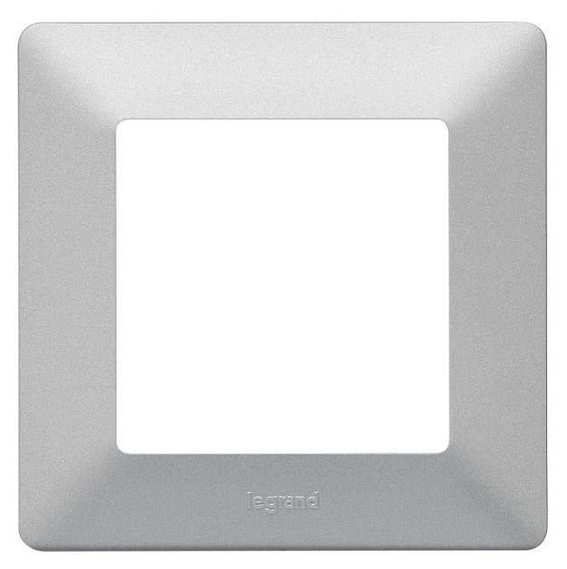 Рамка 1-постовая Legrand Valena Life алюминий 754137 изображение Рамка 1-постовая Legrand Valena Life алюминий 754137 Фото №
