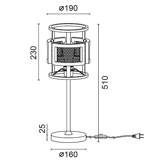 Настольная лампа Vele Luce Legion VL6272N01 Фото № 5