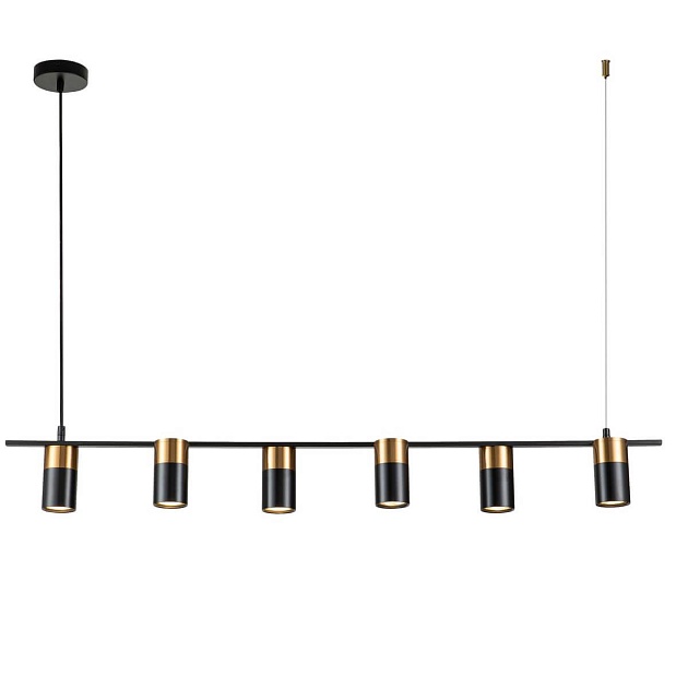 Подвесная люстра Indigo Liberta 11014/6P Black V000147 Фото № 