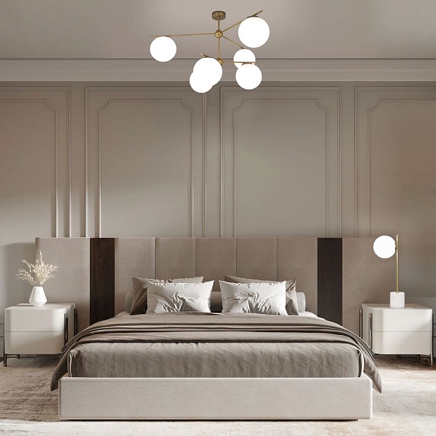 Подвесная люстра Eurosvet Marbella 60147/6 латунь изображение 5 Подвесная люстра Eurosvet Marbella 60147/6 латунь Фото № 5