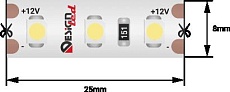 Светодиодная влагозащищенная лента DesignLed 9,6W/m 120LED/m 3528SMD холодный белый 5M 002765 1