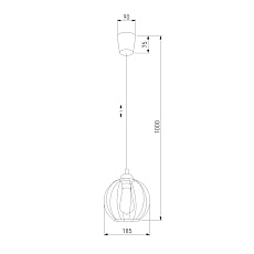 Подвесной светильник TK Lighting 1644 Galaxy 1 1