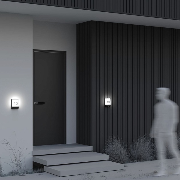 Уличный настенный светодиодный светильник Maytoni Row O448WL-L9GF3KSR изображение 3 Уличный настенный светодиодный светильник Maytoni Row O448WL-L9GF3KSR Фото № 3