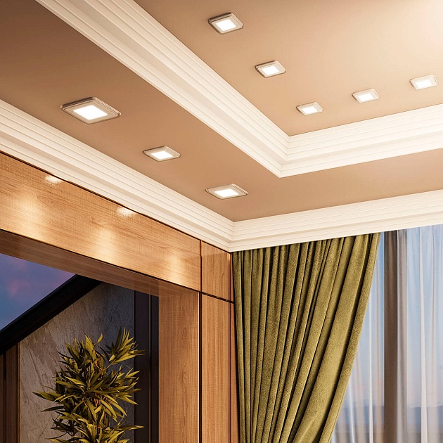 Встраиваемый светодиодный светильник Gauss Backlight Bubbles с подсветкой BL325 изображение 6 Встраиваемый светодиодный светильник Gauss Backlight Bubbles с подсветкой BL325 Фото № 6