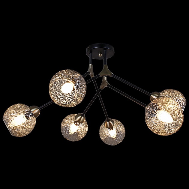 Потолочная люстра Illumico IL0264-6CSQ-79 BK AB Фото № 