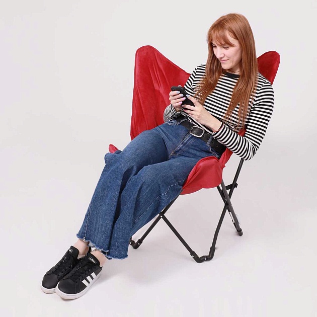 Складной стул AksHome Maggy красный, ткань 86924 Фото № 9