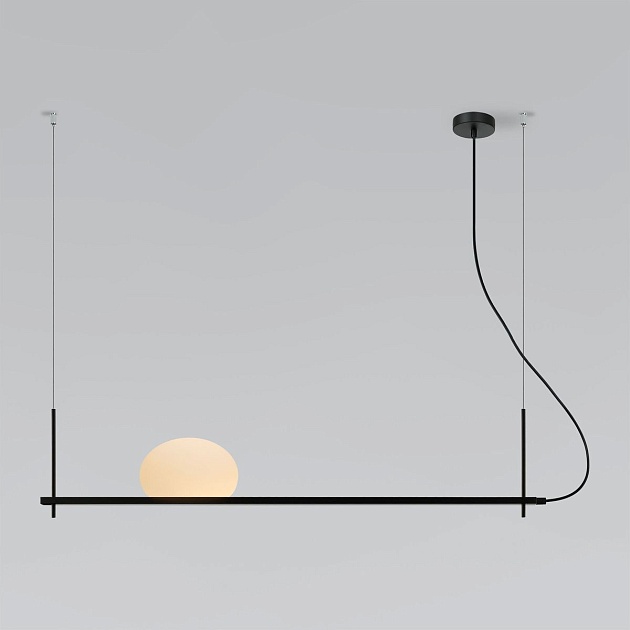 Подвесной светильник Eurosvet Stair 70145/1 черный изображение Подвесной светильник Eurosvet Stair 70145/1 черный Фото №