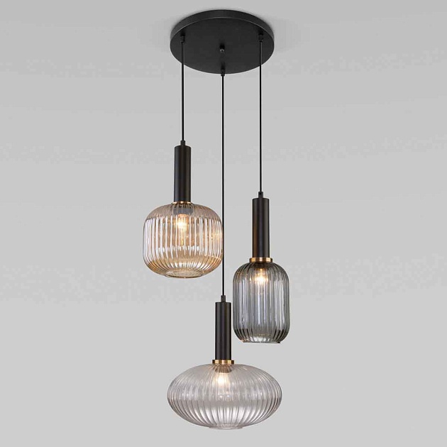 Подвесной светильник Eurosvet Bravo 50183/3 черный Фото № 