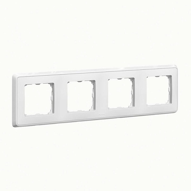 Рамка 4-постовая Legrand Cariva белая 773654 изображение Рамка 4-постовая Legrand Cariva белая 773654 Фото №
