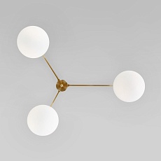 Потолочная люстра Eurosvet Opaline 70220/3 латунь 3