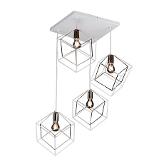 Подвесная люстра IMEX MD.0830-4-P WH+FGD