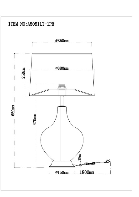 Настольная лампа Arte Lamp Saiph A5051LT-1PB изображение 2 Настольная лампа Arte Lamp Saiph A5051LT-1PB Фото № 2
