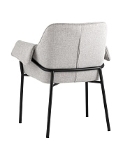 Кресло Stool Group Бесс рогожка светло-серый FDC9469P BEL-40 5