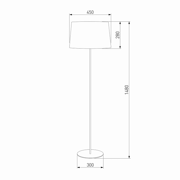 Торшер TK Lighting 2920 Maja Black Фото № 3