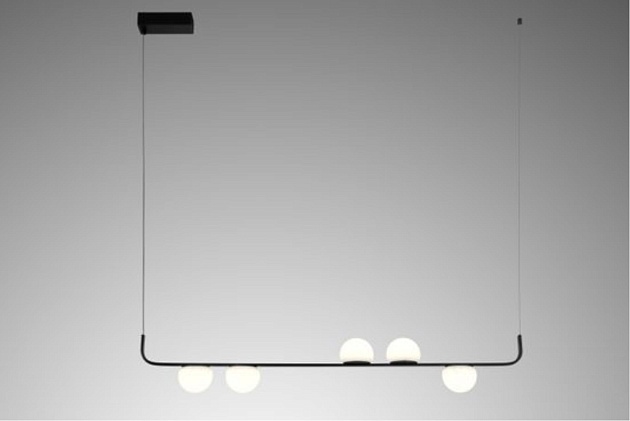 Подвесная светодиодная люстра Arte Lamp Poplar A2174SP-5BK Фото № 