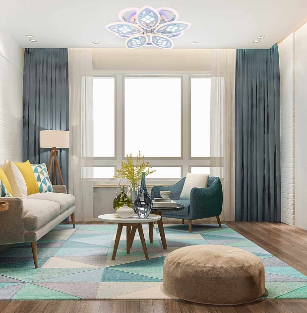 Потолочная светодиодная люстра Escada Algol 10207/10LED BL Фото № 2