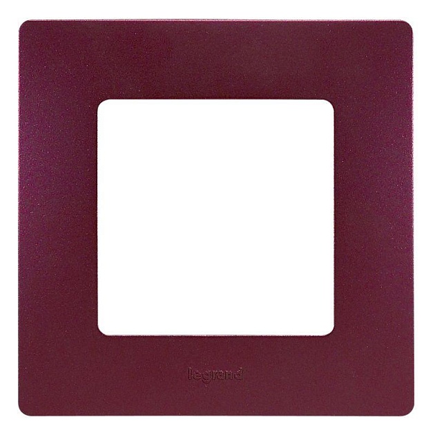 Рамка 1-постовая Legrand Etika сливовая 672561 изображение Рамка 1-постовая Legrand Etika сливовая 672561 Фото №