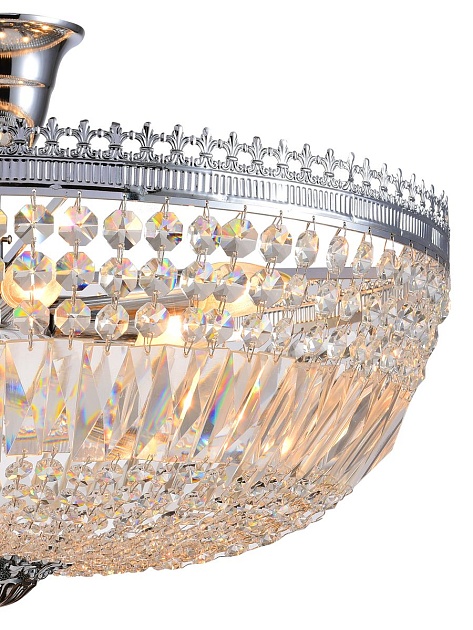 Потолочный светильник Natali Kovaltseva Rococo 81406/8C Chrome изображение 2 Потолочный светильник Natali Kovaltseva Rococo 81406/8C Chrome Фото № 2