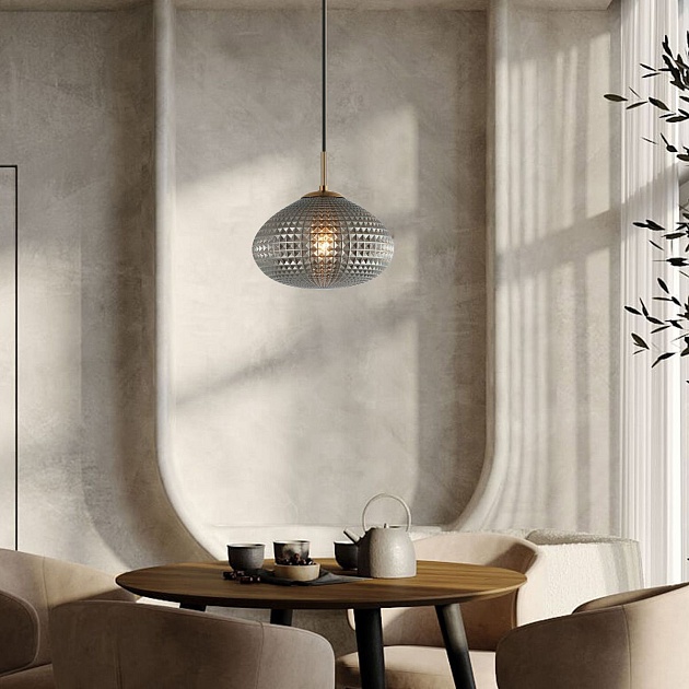 Подвесной светильник Eurosvet Gem 50263/1 серый Фото № 6