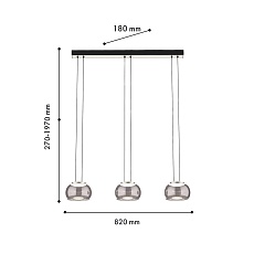Подвесной светодиодный светильник Favourite Trendig 4376-3P 1