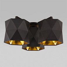 Потолочная люстра TK Lighting 1042 Siro Black Gold