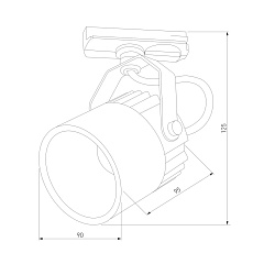 Трековый светодиодный светильник TK Lighting 4144 Tracer 1