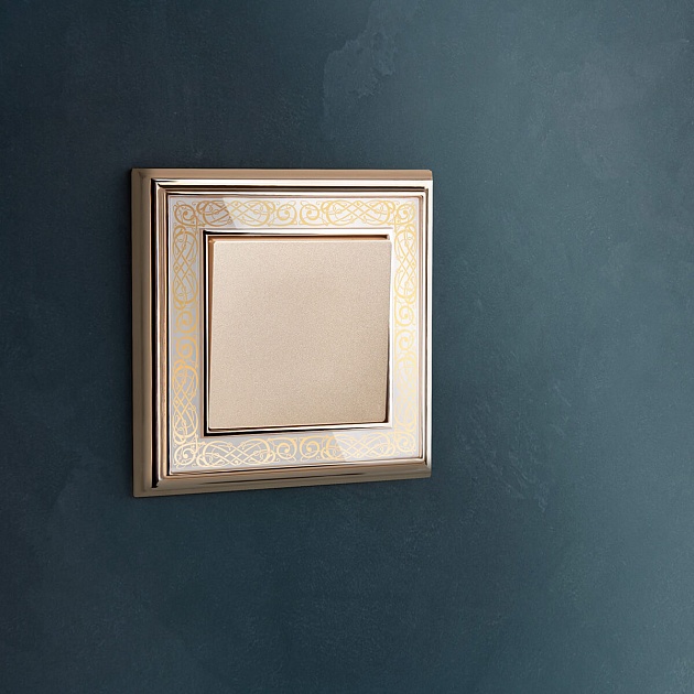 Выключатель Werkel одноклавишный шампань W1110011 4690389157073 Фото № 5