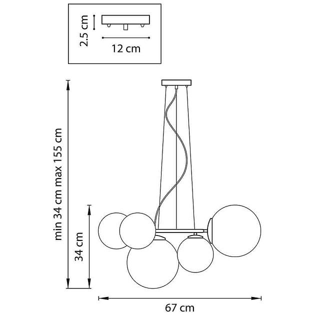 Подвесная люстра Lightstar Globo 815051 Фото № 8