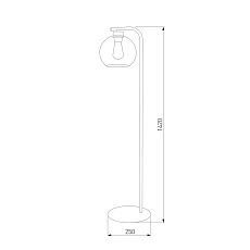 Торшер TK Lighting 5051 Cubus Graphite 2