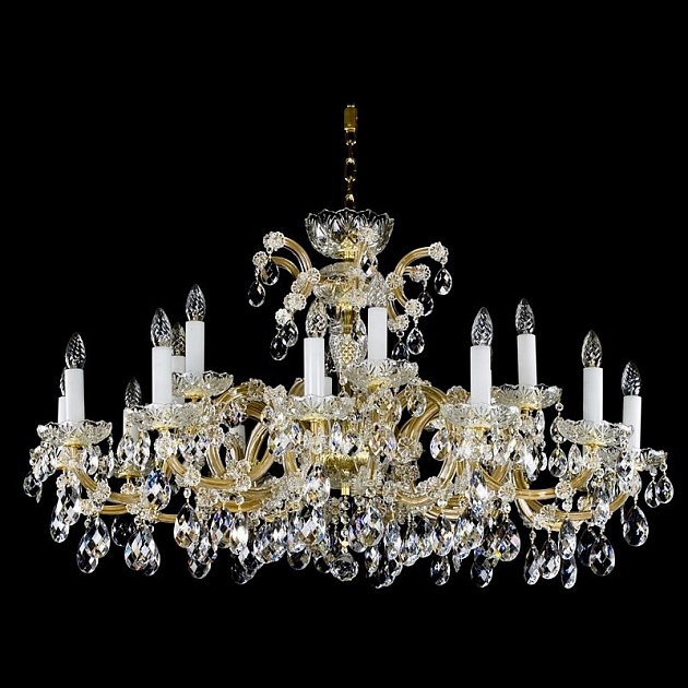 Подвесная люстра Artglass Maria Terezia 17 Vachtle CE Фото № 
