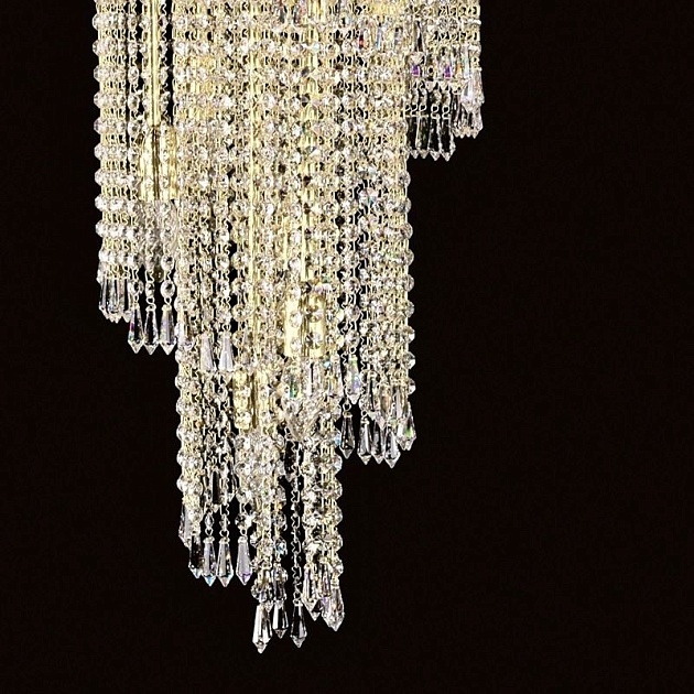 Подвесная люстра Artglass Spiral 400X700 Drops CE изображение 2 Подвесная люстра Artglass Spiral 400X700 Drops CE Фото № 2