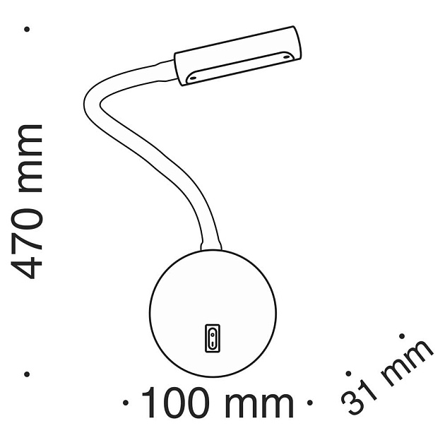 Бра Stem C035WL-L3W3K Фото № 2