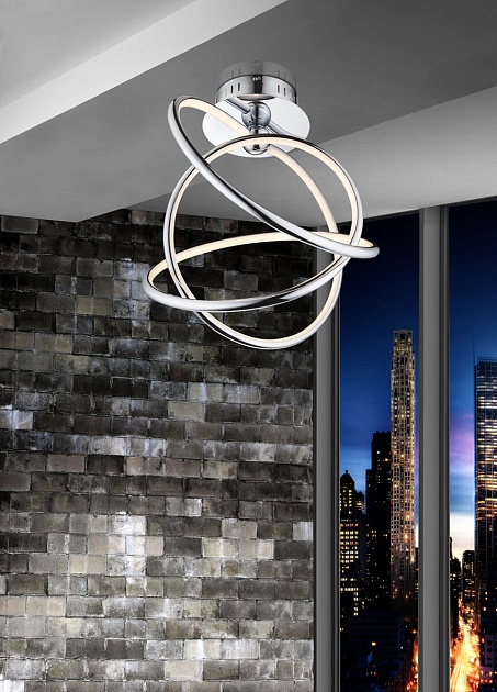 Потолочный светодиодный светильник Globo Wave 67823-36D Фото № 2