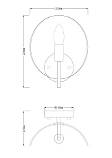 Бра Moderli Ardis V7091-1W 1