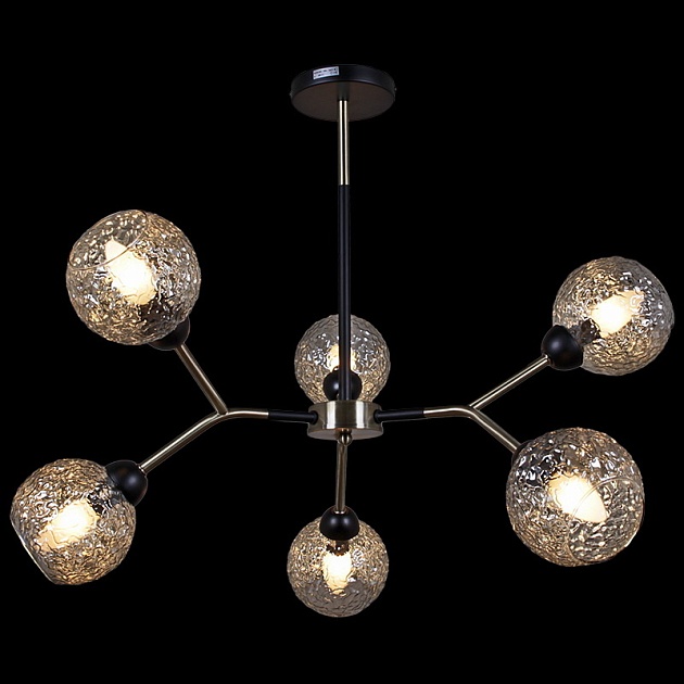 Подвесная люстра Illumico IL0268-6PSQ-79 BK AB Фото № 