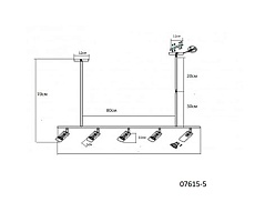 Подвесная люстра Kink Light Кайко 07615-5,19 1