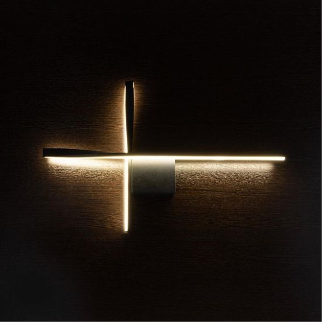 Настенный светодиодный светильник Arte Lamp Acrux A2217AP-2BK изображение 5 Настенный светодиодный светильник Arte Lamp Acrux A2217AP-2BK Фото № 5