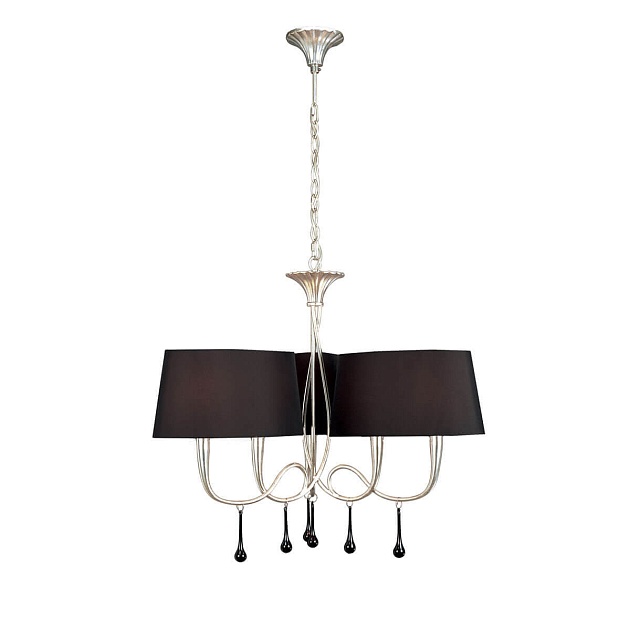 Подвесная люстра Mantra Paola Painted Silver 3530 Фото № 