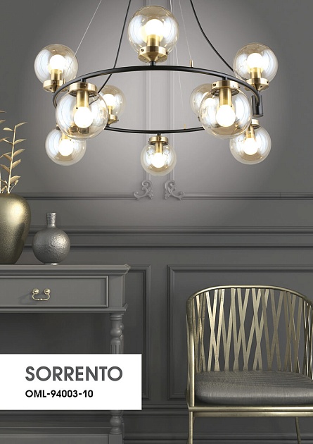 Подвесная люстра Omnilux Sorrento OML-94003-10 изображение 13 Подвесная люстра Omnilux Sorrento OML-94003-10 Фото № 13