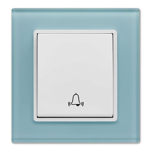 Выключатель Звонок Vesta-Electric Exclusive Blue голубой FVK050311SIN Фото № 