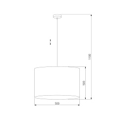 Подвесная люстра TK Lighting 6582 Juta 2