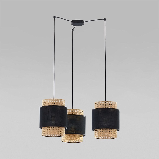 Подвесная люстра TK Lighting 6549 Boho Black Фото № 