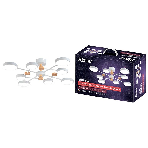 Потолочная люстра Ritter SCANDIA 51657 0 Фото № 