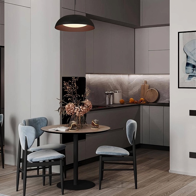 Подвесной светодиодный светильник Loft IT Cappello 10229P Black Фото № 5